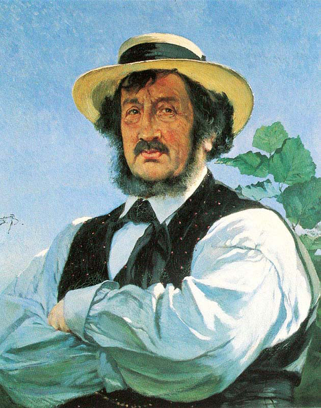 Michael Wetli with Straw Hat]